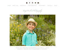 Tablet Screenshot of dropanchorphotography.com